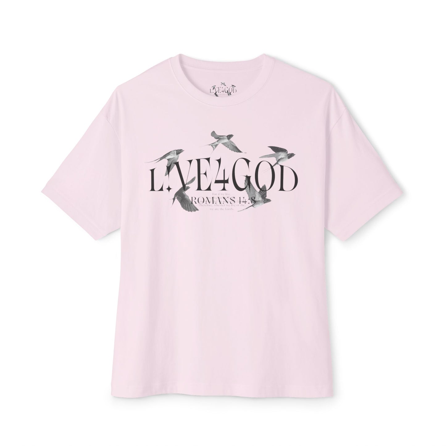 L!VE4GOD Graphic Unisex Oversized Tee