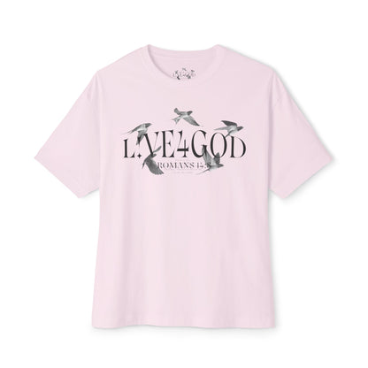 L!VE4GOD Graphic Unisex Oversized Tee