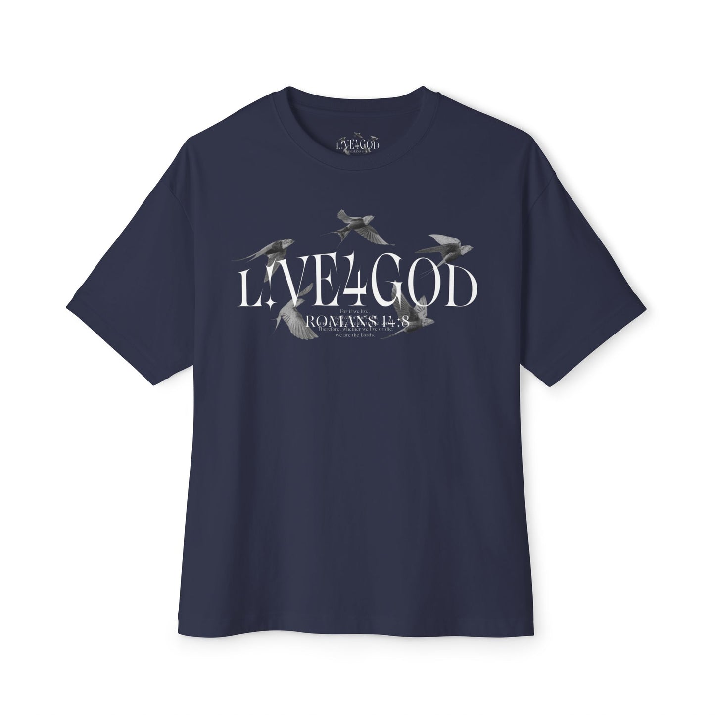 L!VE4GOD Graphic Unisex Oversized Tee