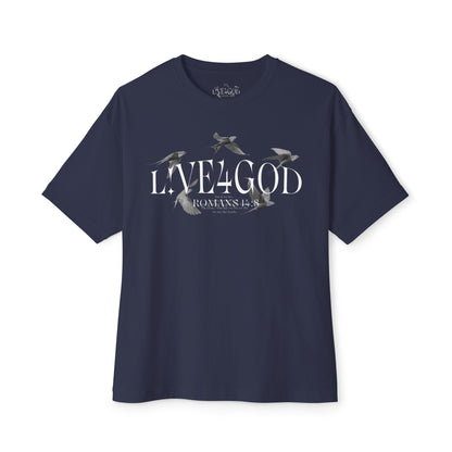 L!VE4GOD Graphic Unisex Oversized Tee