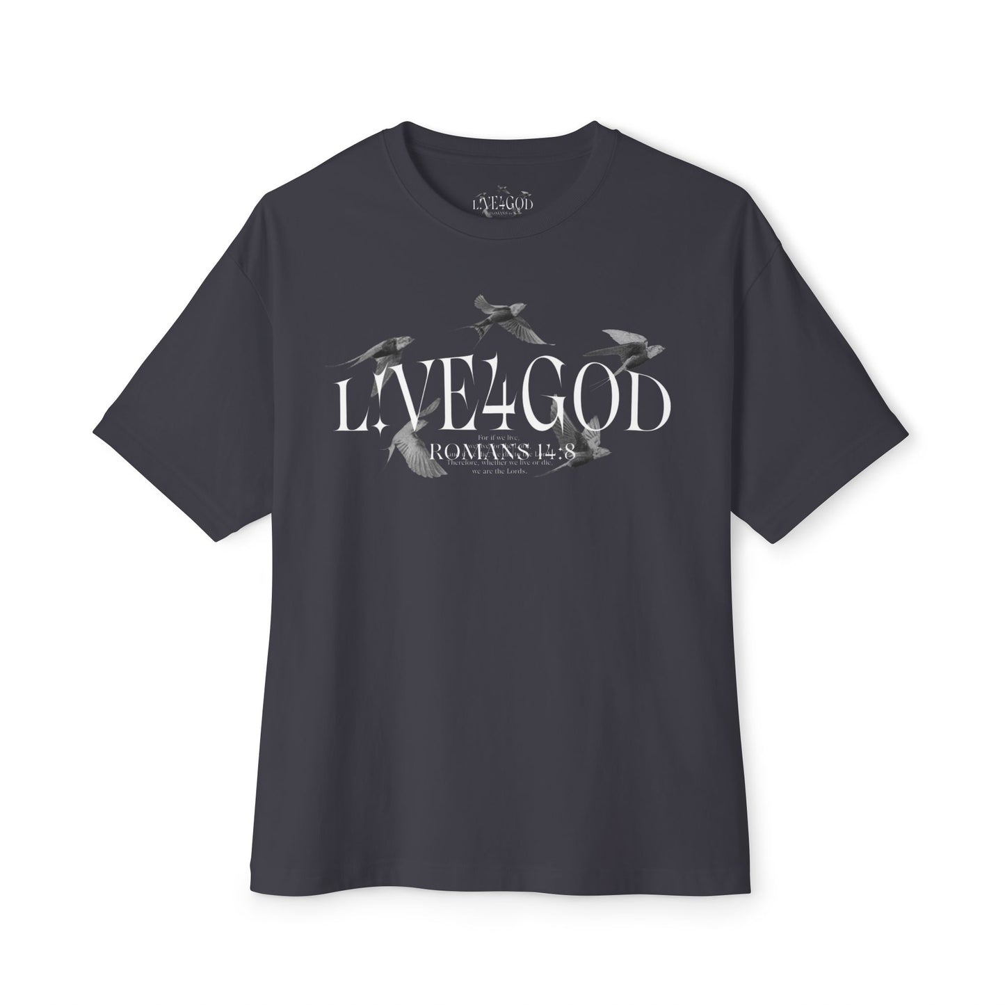 L!VE4GOD Graphic Unisex Oversized Tee