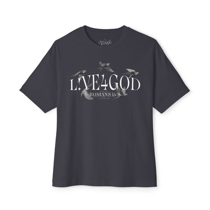 L!VE4GOD Graphic Unisex Oversized Tee