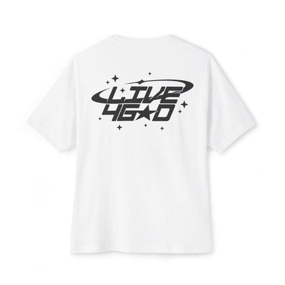 LIVE4GOD Graphic Unisex Oversized Boxy Tee