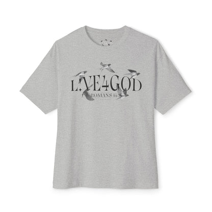 L!VE4GOD Graphic Unisex Oversized Tee