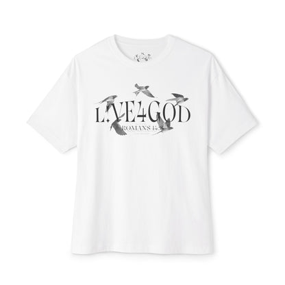 L!VE4GOD Graphic Unisex Oversized Tee