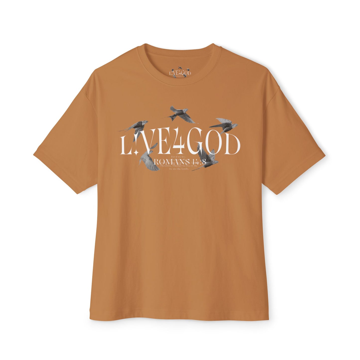L!VE4GOD Graphic Unisex Oversized Tee