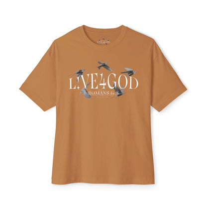 L!VE4GOD Graphic Unisex Oversized Tee
