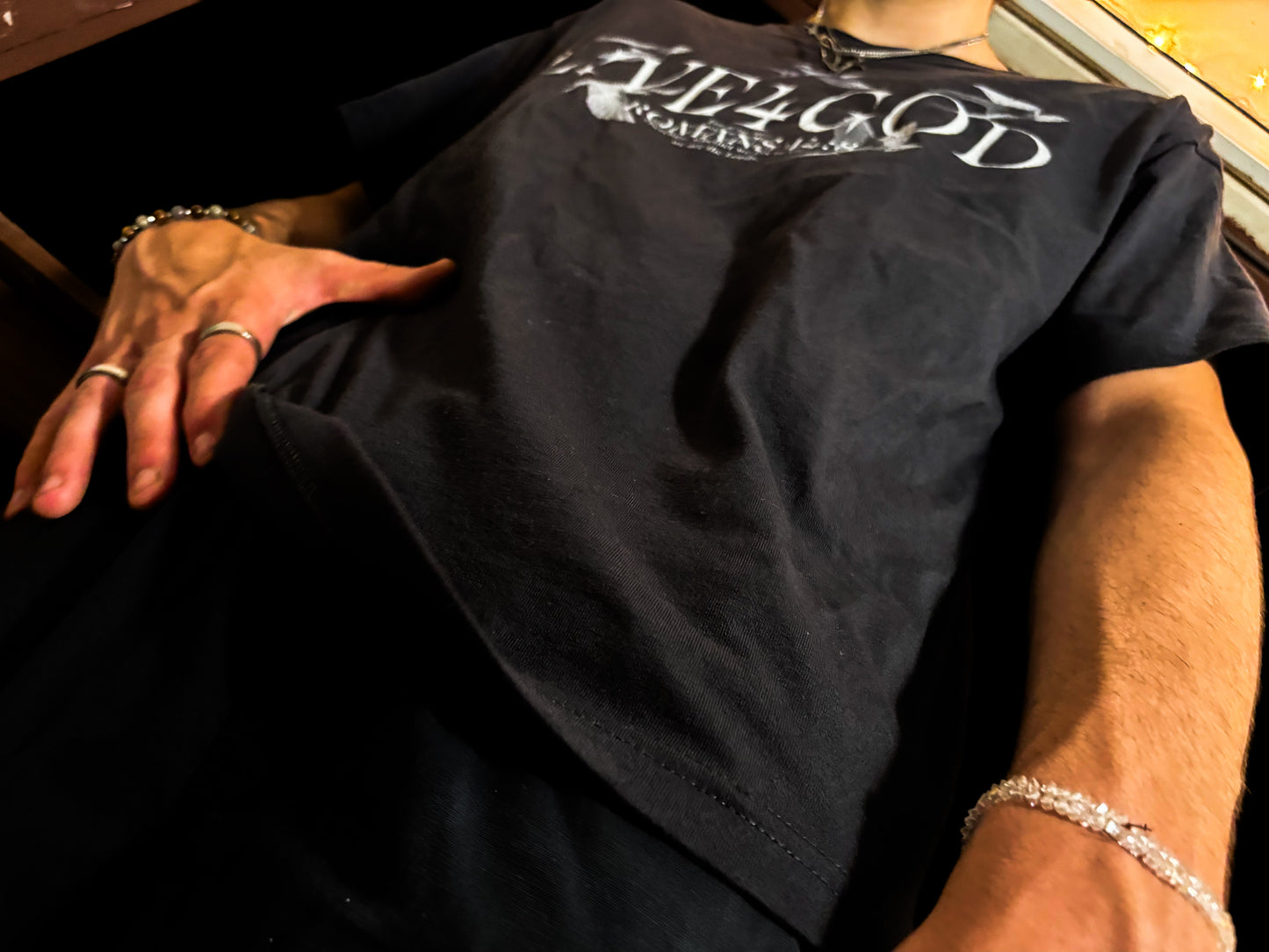 L!VE4GOD Graphic Unisex Oversized Tee